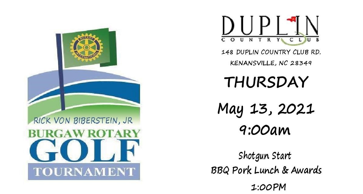 Burgaw Rotary Golf Tournament